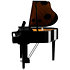 CLP-895 GP BK Grand Piano Polished Black Yamaha