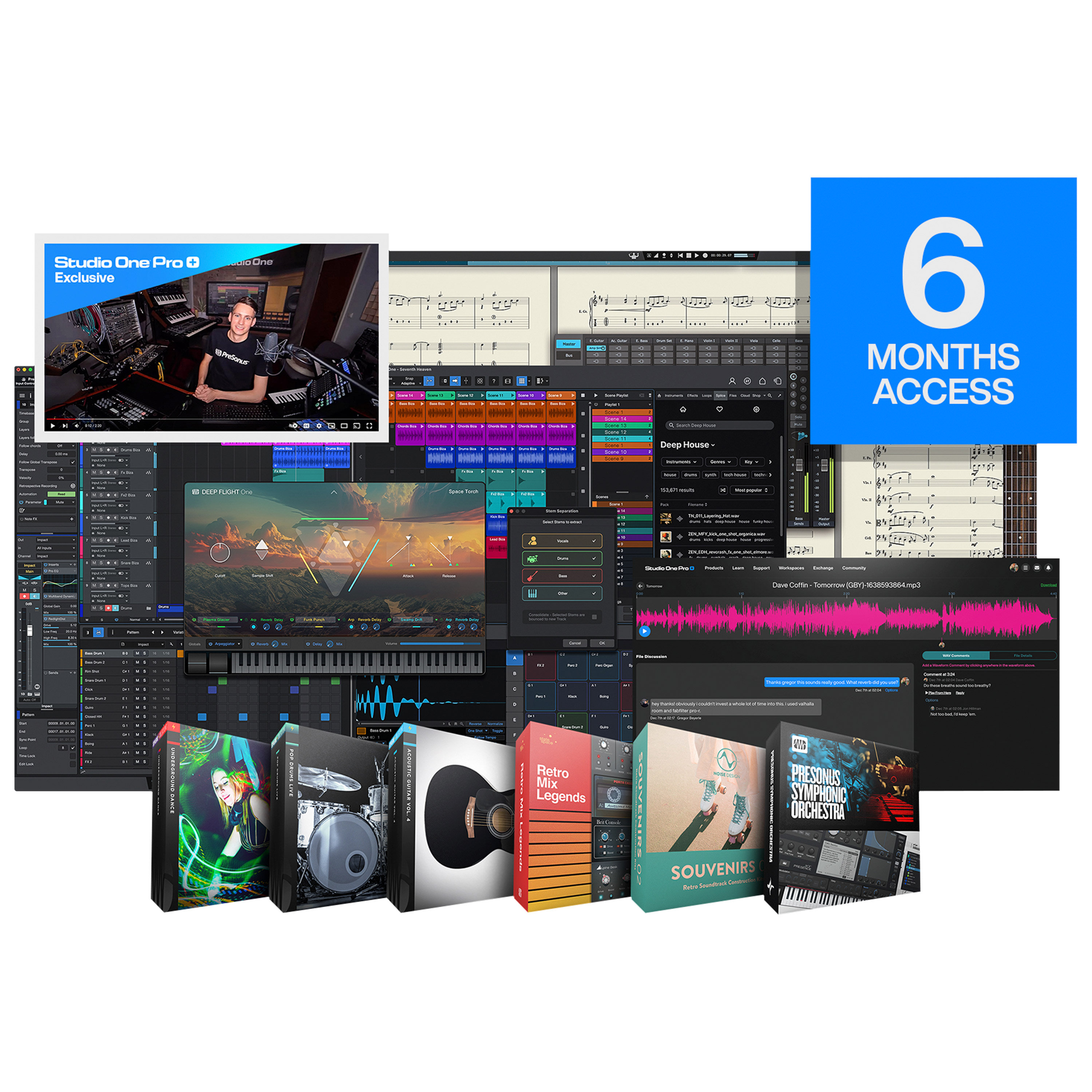 Presonus AudioBox 96k Complete Bundle - Pack MAO SonoVente.com