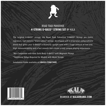 Kala Cordes Road Toad Pahoehoe U-Bass 4 cordes