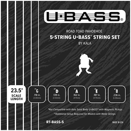 Cordes Road Toad Pahoehoe U-Bass 5 cordes Kala