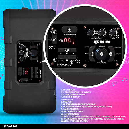 MPA-2400 Grey Gemini