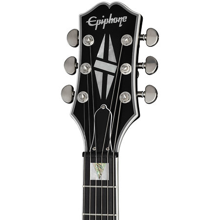 Les Paul Prophecy Aged Jet Black Metallic Left Hand + Housse Epiphone