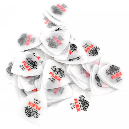 456R50 Tortex Flex Triangle 0,50 mm Sachet de 72 Dunlop