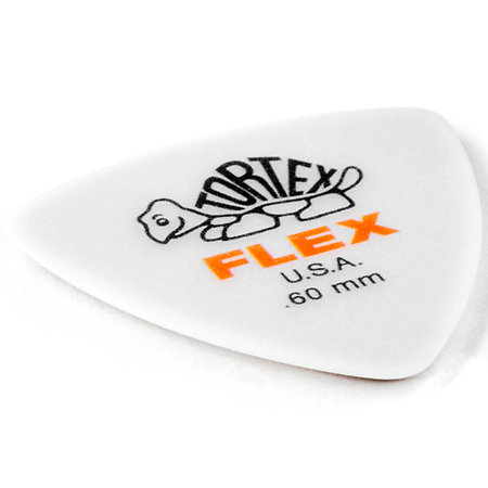 Dunlop 456R60 Tortex Flex Triangle 0,60 mm Sachet de 72