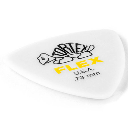 Dunlop 456R73 Tortex Flex Triangle 0,73 mm Sachet de 72