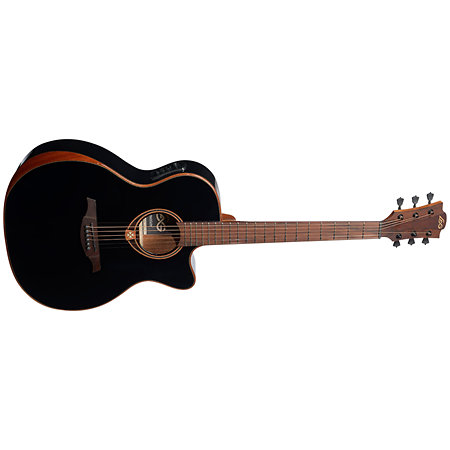 Tramontane 118 Auditorium Bevel Cutaway Electro Black LAG