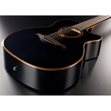 Tramontane 118 Auditorium Bevel Cutaway Electro Black LAG