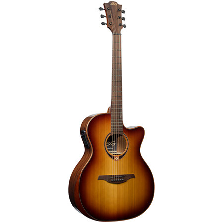 Tramontane 118 Auditorium Bevel Cutaway Électro Brown Shadow LAG