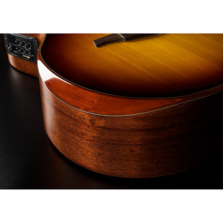 Tramontane 118 Auditorium Bevel Cutaway Électro Brown Shadow LAG