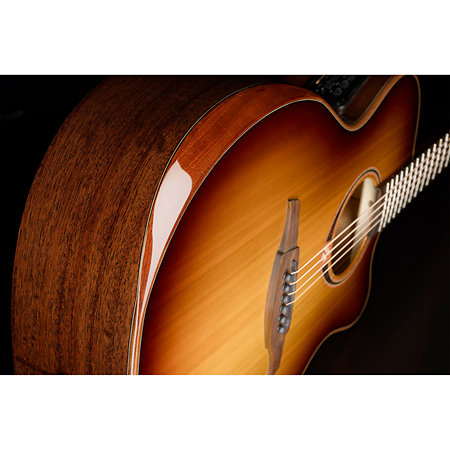 Tramontane 118 Auditorium Bevel Cutaway Électro Brown Shadow LAG