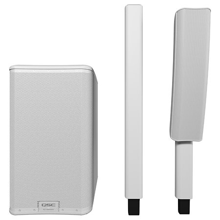 KC12T + Sub White System QSC
