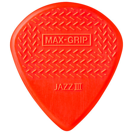 471P3N Max Grip Jazz III Nylon 1,38 mm Sachet de 6 Dunlop