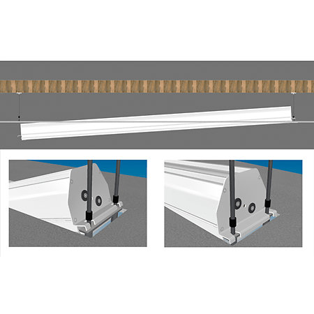 Inceiling 200x113 Blanc Mat 16:9 Screenline