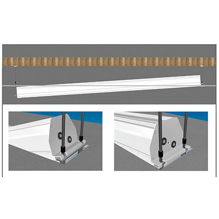 Inceiling 200x150 Blanc Mat 4:3 Screenline