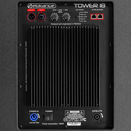 Tower 18 System + Covers Elokance