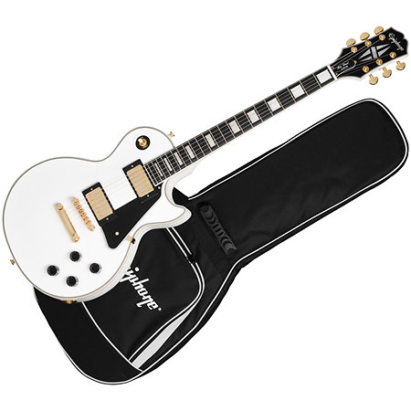 Epiphone Les Paul Custom Alpine White + Housse