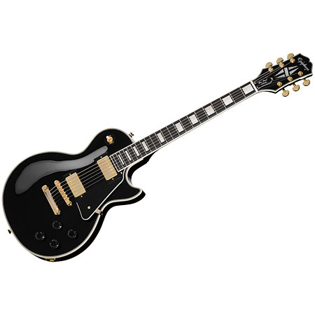 Les Paul Custom Ebony + Housse Epiphone