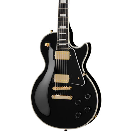 Les Paul Custom Ebony + Housse Epiphone
