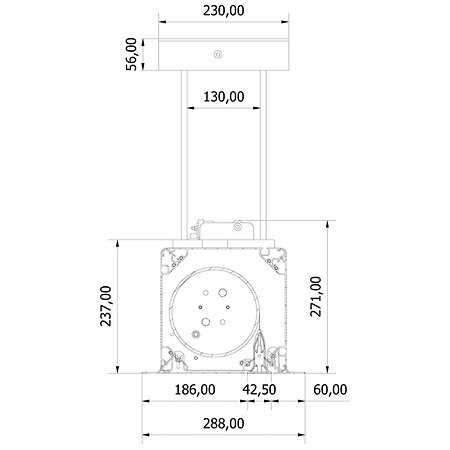 Inceiling 550x309 Blanc Mat 16:9 Screenline