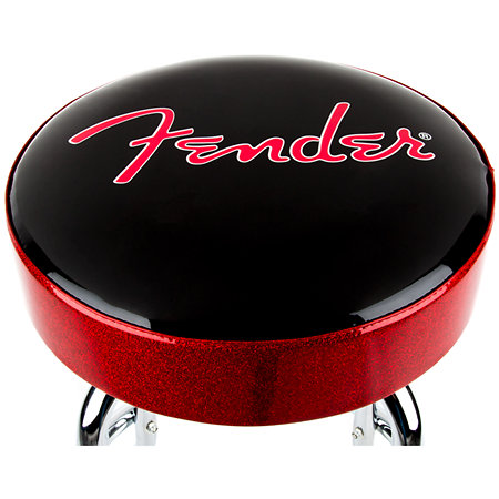 Red Sparkle Logo Barstool 24'' Fender
