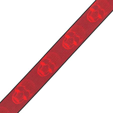 MPD2-114 Sangle en polyester Design 114 Dark Red and Red Skulls Levy s