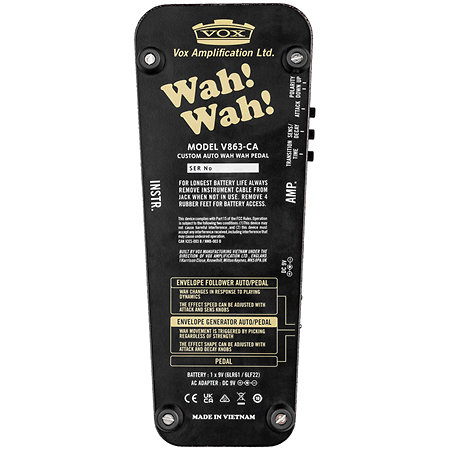 V863-CA Semi-auto Wah Vox