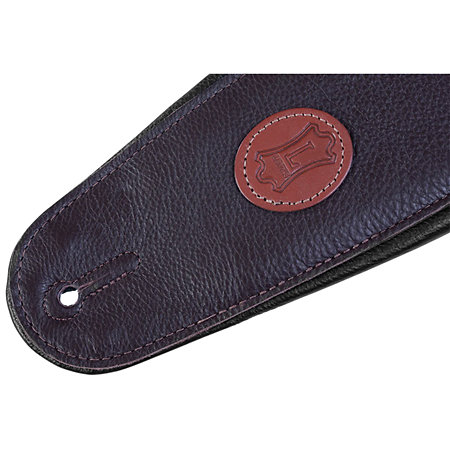 MSS2-4-DBR Sangle basse Cuir rembourré 11 cm Dark Brown Levy s