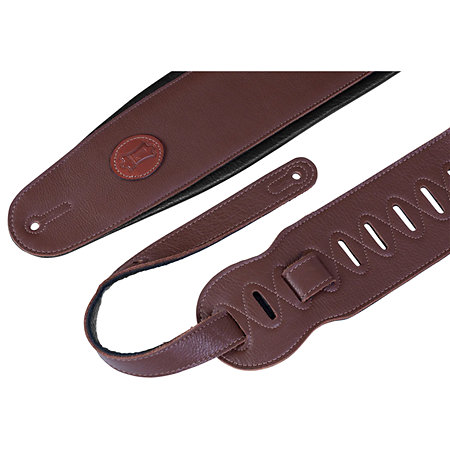 MSS2-4-BRN Sangle basse Cuir rembourré 11 cm Brown Levy s