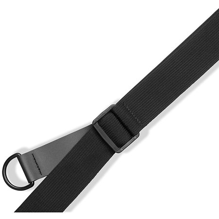 MRHGP-BLK Sangle RipChord logo Levy's Cuir pleine fleur 8,9 cm Black Levy s