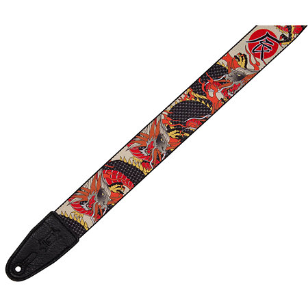 Levy s MPD2-123 Sangle en Polyester 5 cm Design 123 Red Dragon