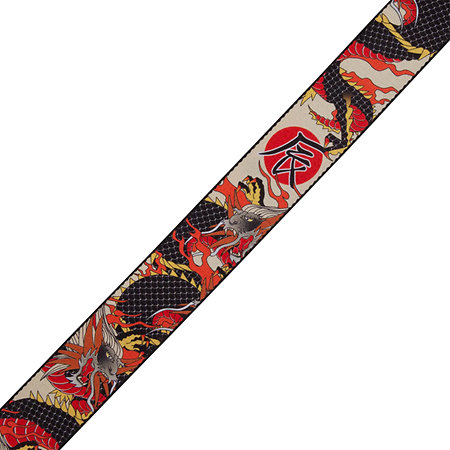MPD2-123 Sangle en Polyester 5 cm Design 123 Red Dragon Levy s