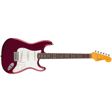 American Vintage II 1965 Stratocaster Round-Lam RW Candy Apple Red + Etui Fender