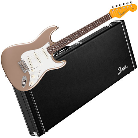 Fender American Vintage II 1965 Stratocaster Round-Lam RW Shoreline Gold + Etui