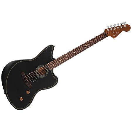 Acoustasonic Standard Jazzmaster Black Fender