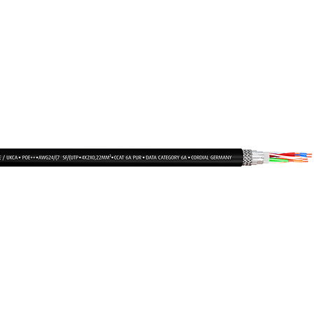 Cordial CAT6A PUR 100m