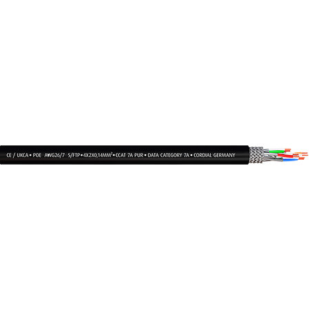 Cordial CAT7A PUR 100m