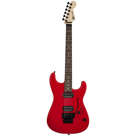 Pro-Mod San Dimas Style 1 HH FR RW Satin Ferrari Red Charvel