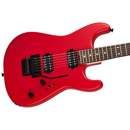 Pro-Mod San Dimas Style 1 HH FR RW Satin Ferrari Red Charvel
