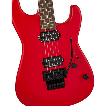 Pro-Mod San Dimas Style 1 HH FR RW Satin Ferrari Red Charvel