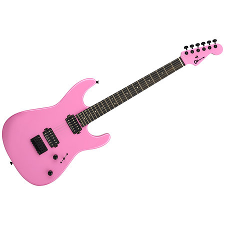Pro-Mod Plus San-Dimas Style 1 HH HT EB Platinum Pink + Housse Charvel