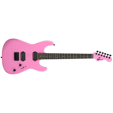 Pro-Mod Plus San-Dimas Style 1 HH HT EB Platinum Pink + Housse Charvel