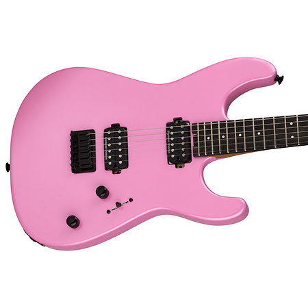 Pro-Mod Plus San-Dimas Style 1 HH HT EB Platinum Pink + Housse Charvel