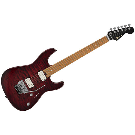 Pro-Mod Plus San Dimas Style 1 HH FR CM Sangria Burst + Housse Charvel