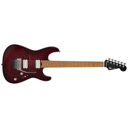 Pro-Mod Plus San Dimas Style 1 HH FR CM Sangria Burst + Housse Charvel