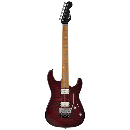 Pro-Mod Plus San Dimas Style 1 HH FR CM Sangria Burst + Housse Charvel
