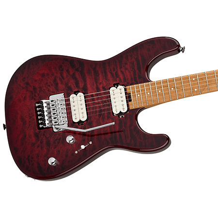 Pro-Mod Plus San Dimas Style 1 HH FR CM Sangria Burst + Housse Charvel
