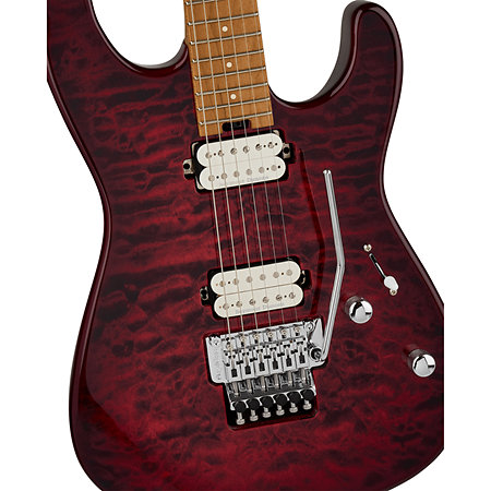 Pro-Mod Plus San Dimas Style 1 HH FR CM Sangria Burst + Housse Charvel