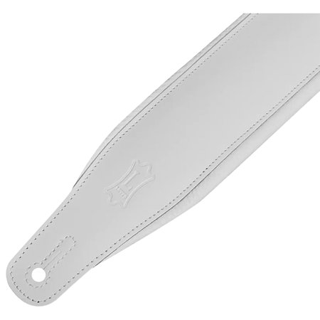 M26PD-WHT-WHT Sangle en Cuir pleine fleur 7,6 cm White Levy s