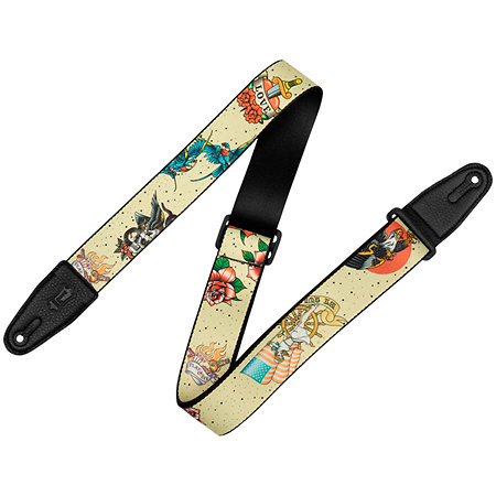 Levy s MP2TAT-005 Sangle en Polyester 5 cm Design 005 Old School