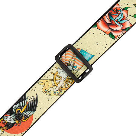 MP2TAT-005 Sangle en Polyester 5 cm Design 005 Old School Levy s